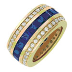 18Kt geelgoud vergulde Aloha-Ring
